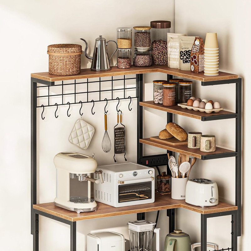 Corner bakers rack for kitchen discount